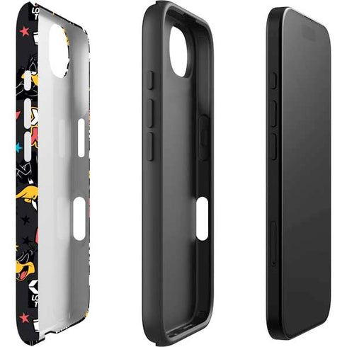 Looney Tunes Daffy Duck Patches iPhone 16e Impact Case