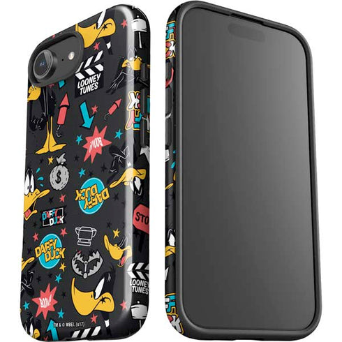Looney Tunes Daffy Duck Patches iPhone 16e Impact Case
