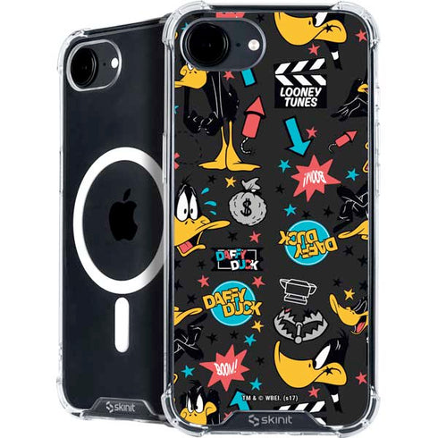 Looney Tunes Daffy Duck Patches iPhone 16e MagSafe Case