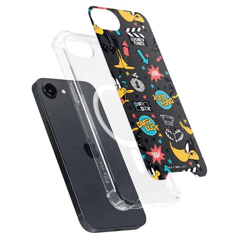Looney Tunes Daffy Duck Patches iPhone 16e MagSafe Case
