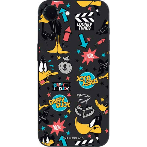 Looney Tunes Daffy Duck Patches iPhone 16e Skin