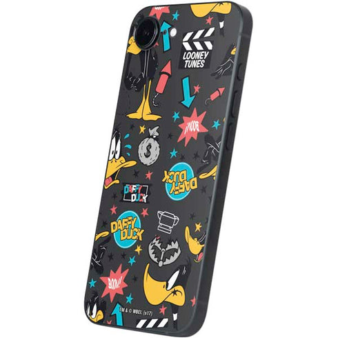 Looney Tunes Daffy Duck Patches iPhone 16e Skin