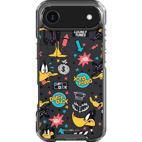 Looney Tunes Daffy Duck Patches iPhone 17 Air Clear Case