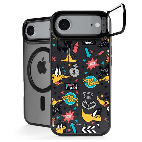 Looney Tunes Daffy Duck Patches iPhone 17 Air Kickstand Case