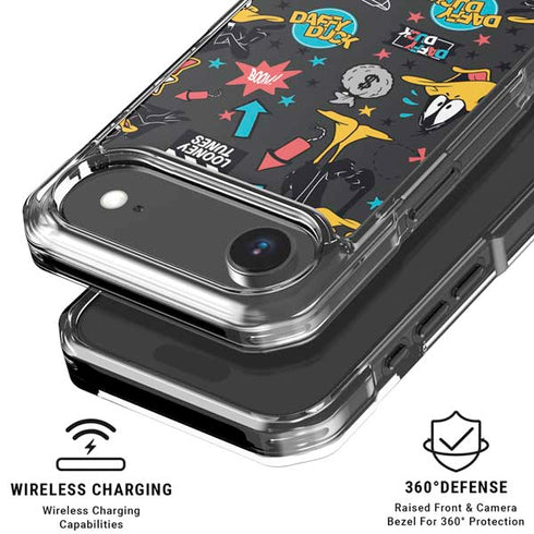 Looney Tunes Daffy Duck Patches iPhone 17 Air MagSafe Case