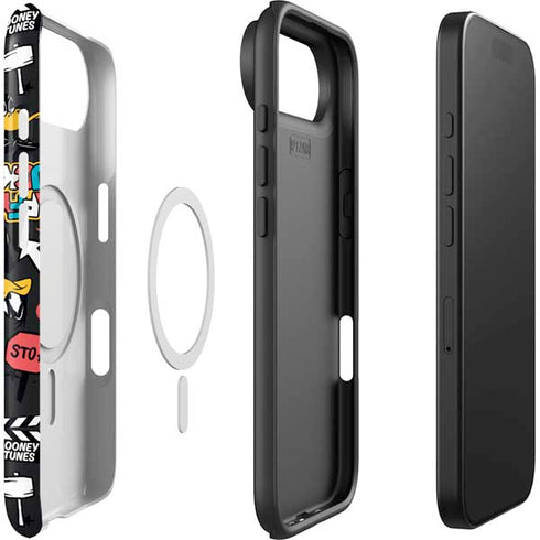 Looney Tunes Daffy Duck Patches iPhone 17 Air Magsafe Impact Case