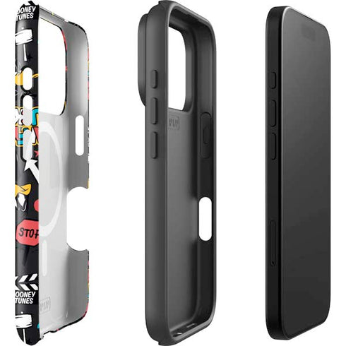 Looney Tunes Daffy Duck Patches iPhone 17 Pro Magsafe Impact Case
