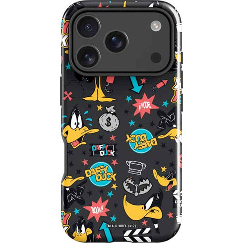 Looney Tunes Daffy Duck Patches iPhone 17 Pro Max Impact Case