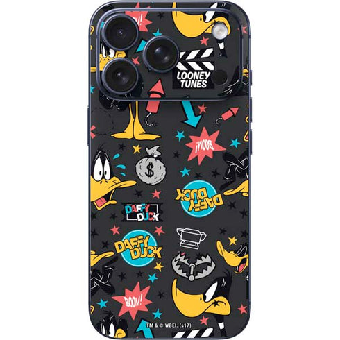 Looney Tunes Daffy Duck Patches iPhone 17 Pro Skin