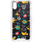Looney Tunes Daffy Duck Patches iPhone XS Clear Case