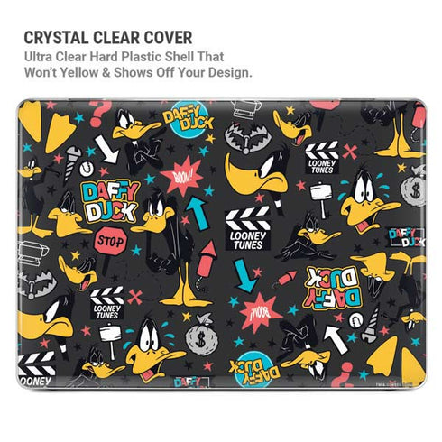 Looney Tunes Daffy Duck Patches MacBook Pro 14in (2021-24) Case plus Skin