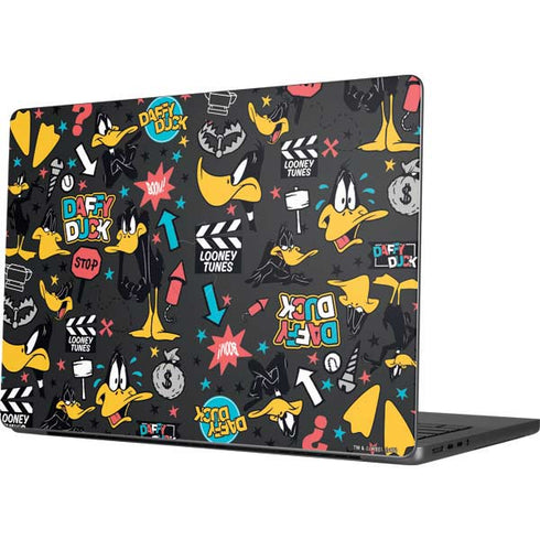 Looney Tunes Daffy Duck Patches Apple MacBook Pro 14-inch Skin