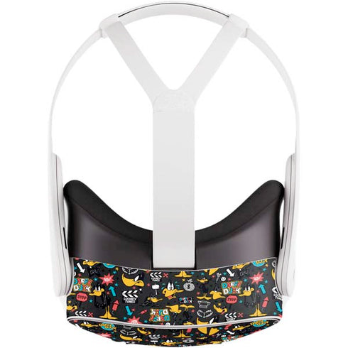 Looney Tunes Daffy Duck Patches Meta Quest 3S Skin