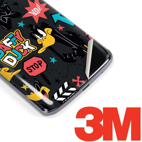 Looney Tunes Daffy Duck Patches Moto E5 Plus Skin