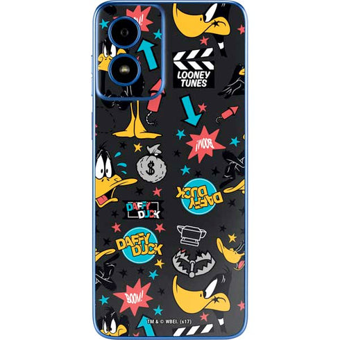 Looney Tunes Daffy Duck Patches Moto G Play 4G (2024) Skin