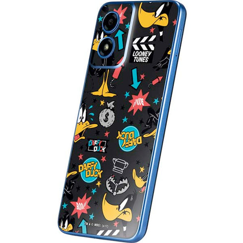 Looney Tunes Daffy Duck Patches Moto G Play 4G (2024) Skin