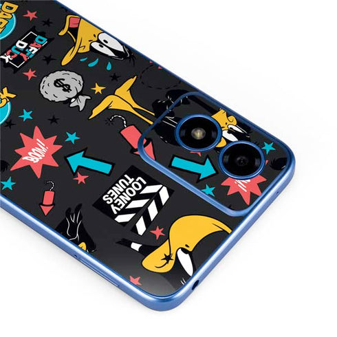 Looney Tunes Daffy Duck Patches Moto G Play 4G (2024) Skin