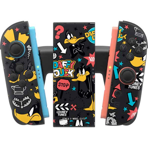 Looney Tunes Daffy Duck Patches Nintendo Switch 2 (2025) Joy-Con Controller Skin