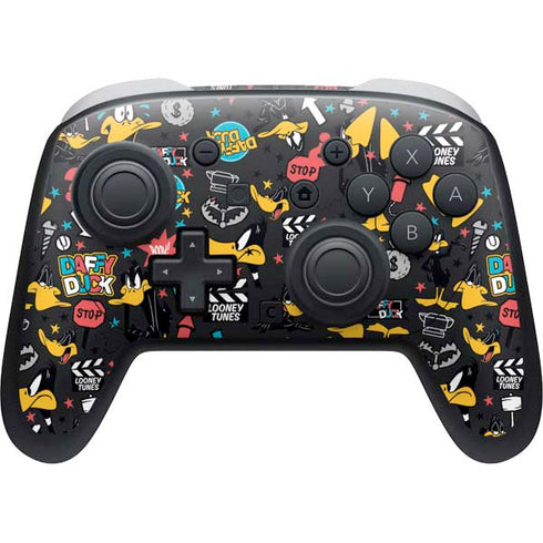 Looney Tunes Daffy Duck Patches Nintendo Switch 2 (2025) Pro Controller Skin