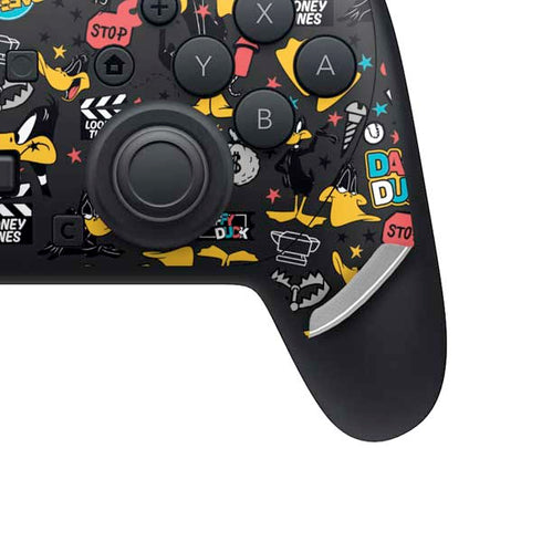 Looney Tunes Daffy Duck Patches Nintendo Switch 2 (2025) Pro Controller Skin