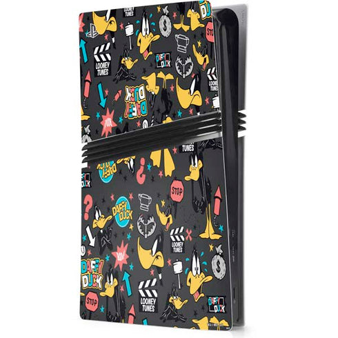Looney Tunes Daffy Duck Patches PS5 Pro Console Skin