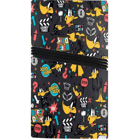 Looney Tunes Daffy Duck Patches PS5 Pro Console Skin