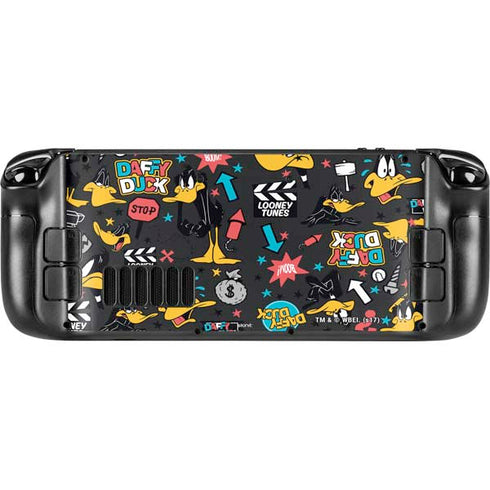 Looney Tunes Daffy Duck Patches Steam Deck Handheld Gaming Computer Skin