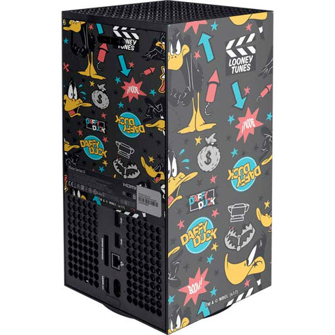 Looney Tunes Daffy Duck Patches XBox Series X Digital Edition Console Skin