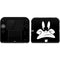 Looney Tunes Daffy Duck Plain Black and White Nintendo 2DS Skin