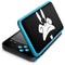 Looney Tunes Daffy Duck Plain Black and White Nintendo 2DS XL (2017) Skin