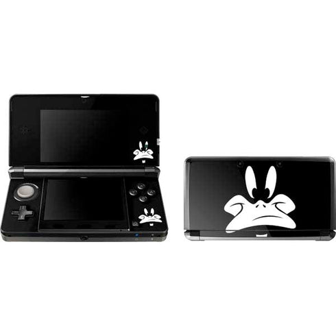 Looney Tunes Daffy Duck Plain Black and White 3DS (2011) Skin