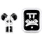 Looney Tunes Daffy Duck Plain Black and White Apple AirPods Skin
