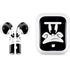 Looney Tunes Daffy Duck Plain Black and White Apple AirPods Skin