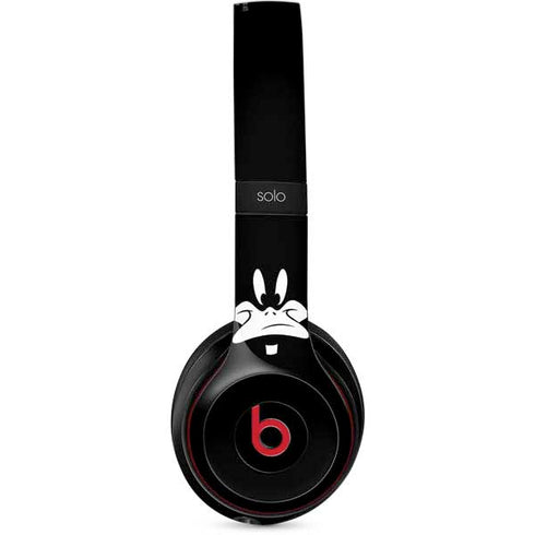 Looney Tunes Daffy Duck Plain Black and White Beats Solo 2 Wireless Skin