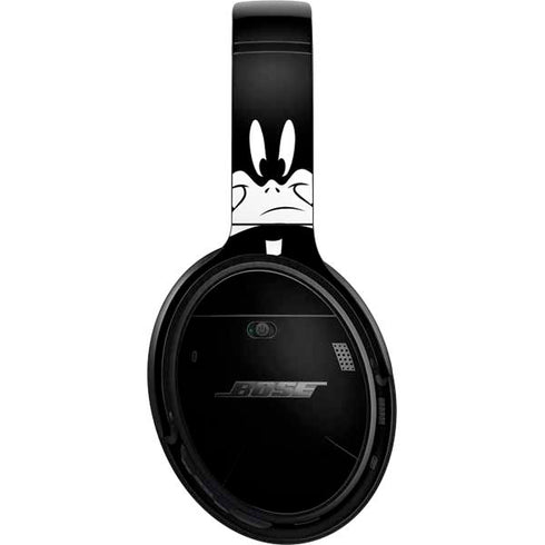 Looney Tunes Daffy Duck Plain Black and White Bose QuietComfort 35 II Headphones Skin