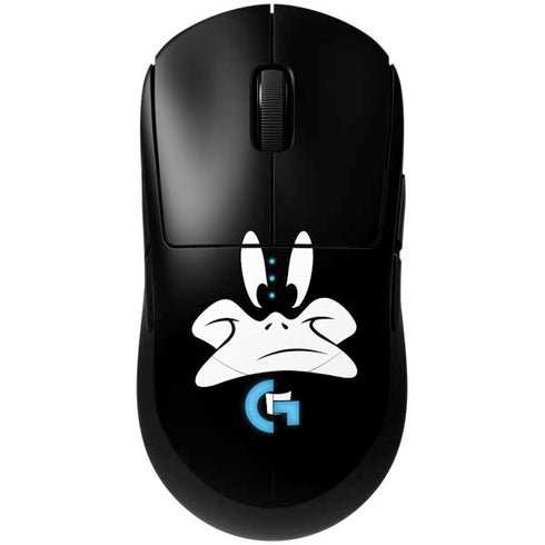 Looney Tunes Daffy Duck Plain Black and White G Pro Wireless Gaming Mouse Skin