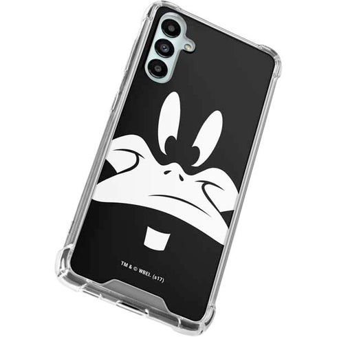 Looney Tunes Daffy Duck Plain Black and White Gabb Phone 4 Clear Case