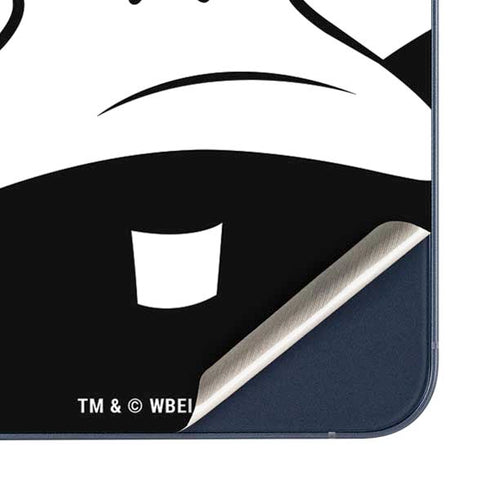 Looney Tunes Daffy Duck Plain Black and White Galaxy A35 5G Skin