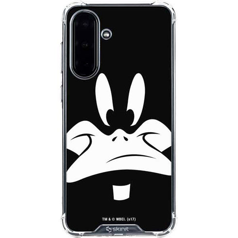 Looney Tunes Daffy Duck Plain Black and White Galaxy A36 5G Clear Case