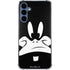 Looney Tunes Daffy Duck Plain Black and White Galaxy A55 5G Clear Case