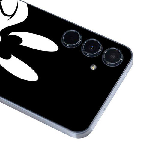 Looney Tunes Daffy Duck Plain Black and White Galaxy A55 5G Skin