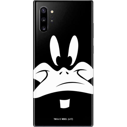 Looney Tunes Daffy Duck Plain Black and White Galaxy Note 10 Plus Skin