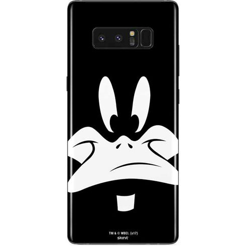 Looney Tunes Daffy Duck Plain Black and White Galaxy Note 8 Skin