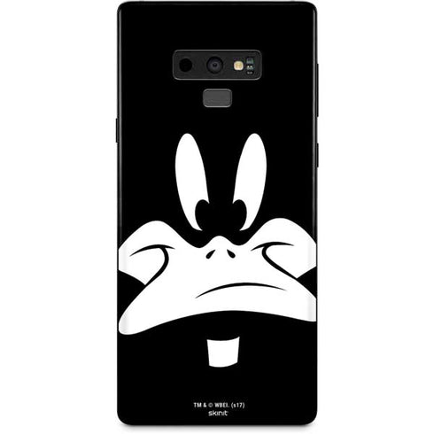 Looney Tunes Daffy Duck Plain Black and White Galaxy Note 9 Skin