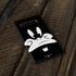 Looney Tunes Daffy Duck Plain Black and White Galaxy S10 Plus Skin