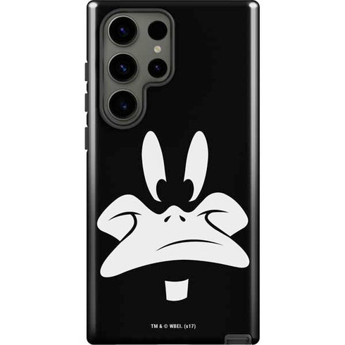 Looney Tunes Daffy Duck Plain Black and White Galaxy S23 Ultra Pro Case
