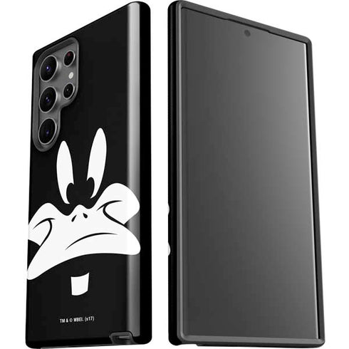 Looney Tunes Daffy Duck Plain Black and White Galaxy S23 Ultra Pro Case