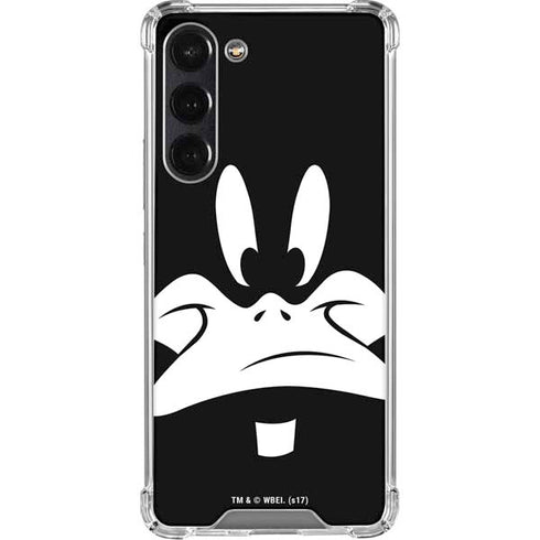 Looney Tunes Daffy Duck Plain Black and White Galaxy S24 FE Clear Case