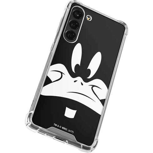 Looney Tunes Daffy Duck Plain Black and White Galaxy S24 FE Clear Case