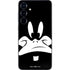 Looney Tunes Daffy Duck Plain Black and White Galaxy S24 Plus Skin
